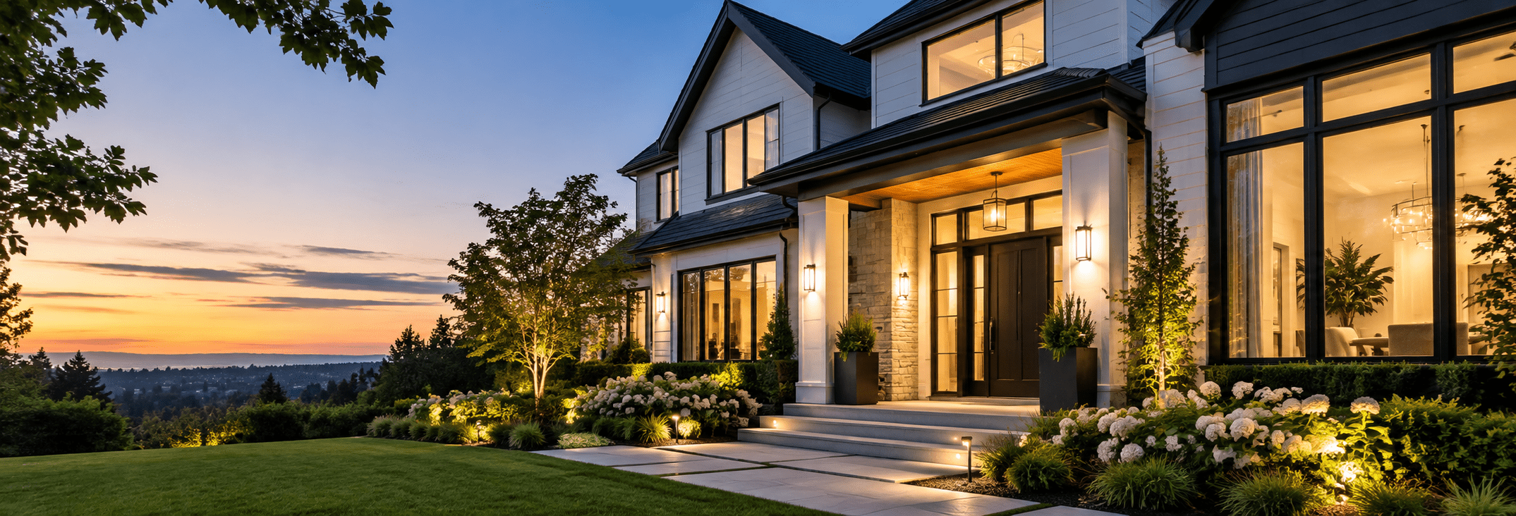 Modern home interior representing home equity and renovation financing.